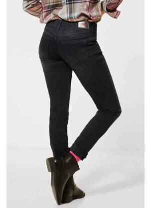 Blugi cu croială slim negru STREET ONE femeie