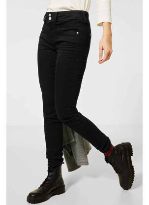Blugi cu croială slim negru STREET ONE femeie