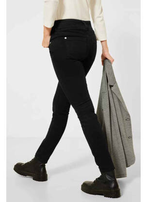 Blugi cu croială slim negru STREET ONE femeie