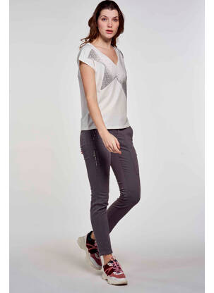 Pantalon slim gri STREET ONE femeie