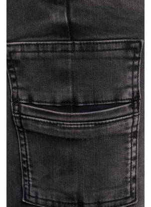 Blugi cu croială slim negru STREET ONE femeie