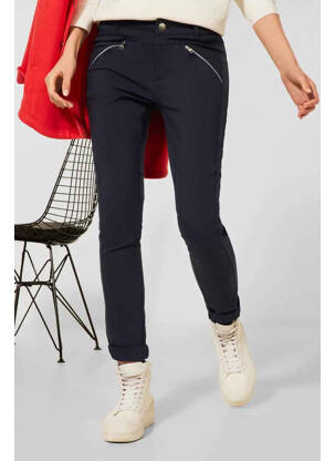 Pantalon slim albastru STREET ONE femeie
