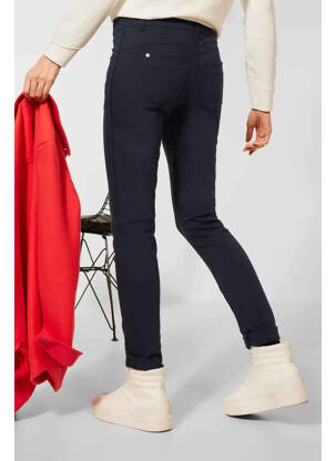 Pantalon slim albastru STREET ONE femeie