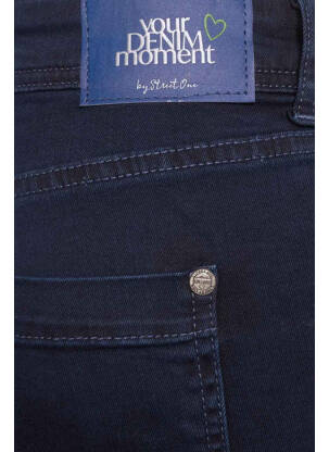 Blugi cu croială slim albastru STREET ONE femeie