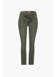 Blugi cu croială slim verde STREET ONE femme