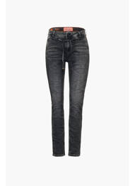 Blugi boyfriend negru STREET ONE femeie