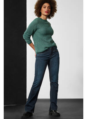 Blugi bootcut albastru STREET ONE femeie