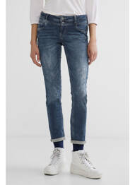 Blugi cu croială slim albastru STREET ONE femme