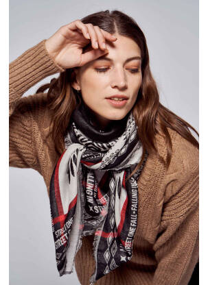 Eșarfă negru STREET ONE femeie