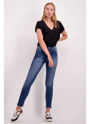 Blugi skinny albastru ASTRID BLACK LABEL femeie