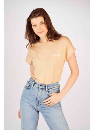 Tricou bej ASTRID BLACK LABEL femeie