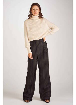 Pantalon larg verde ASTRID BLACK LABEL femeie