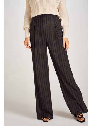 Pantalon larg verde ASTRID BLACK LABEL femeie