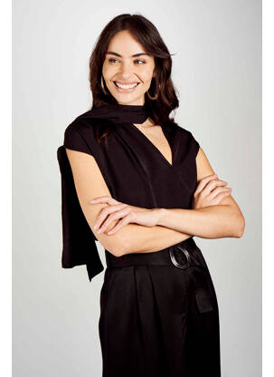 Cămașă negru ASTRID BLACK LABEL femeie