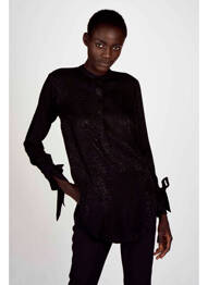 Cămașă negru ASTRID BLACK LABEL femeie