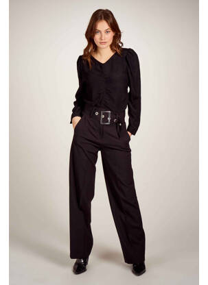 Pantalon drept negru ASTRID BLACK LABEL femeie