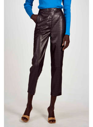 Pantalon trei sferturi maro ASTRID BLACK LABEL femeie