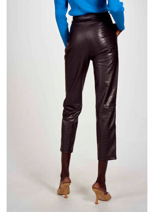 Pantalon trei sferturi maro ASTRID BLACK LABEL femeie