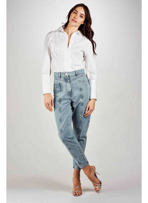 Blugi cu croială slim albastru ASTRID BLACK LABEL femeie