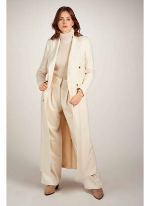 Pantalon drept bej ASTRID BLACK LABEL femeie