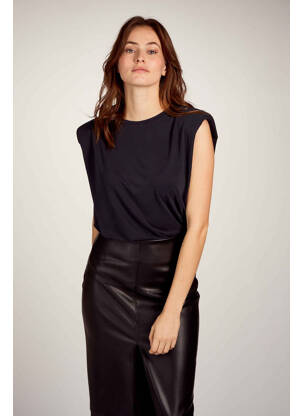 Top negru ASTRID BLACK LABEL femeie