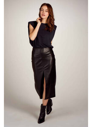 Top negru ASTRID BLACK LABEL femeie