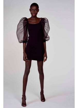 Rochie scurtă negru ASTRID BLACK LABEL femeie