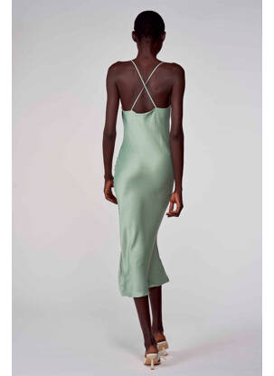 Rochie midi verde ASTRID BLACK LABEL femeie