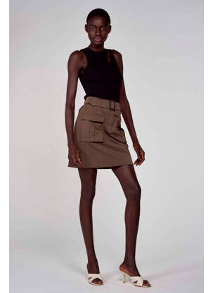 Fustă scurtă verde ASTRID BLACK LABEL femeie