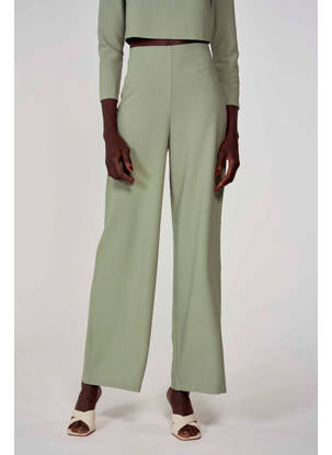 Pantalon drept verde ASTRID BLACK LABEL femeie