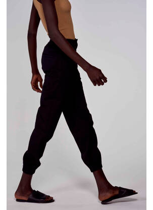 Pantalon cargo negru ASTRID BLACK LABEL femeie