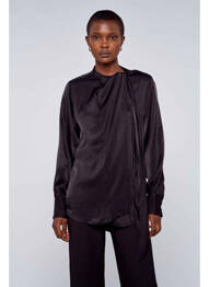 Cămașă negru ASTRID BLACK LABEL femeie