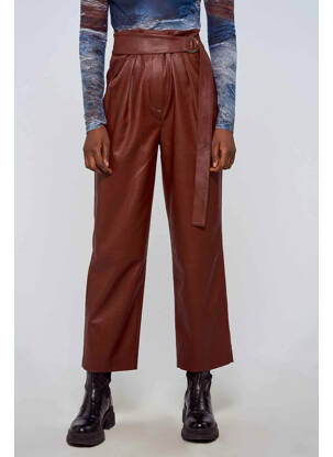 Pantalon evazat maro ASTRID BLACK LABEL femeie