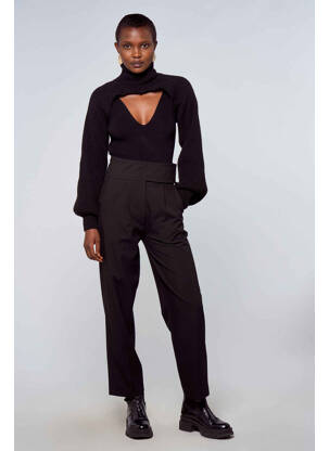Pantalon chino negru ASTRID BLACK LABEL femeie