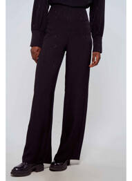 Pantalon evazat negru ASTRID BLACK LABEL femeie