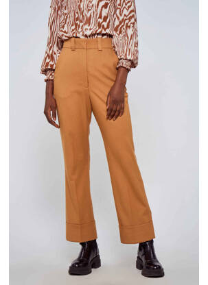 Pantalon larg maro ASTRID BLACK LABEL femeie