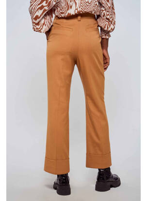 Pantalon larg maro ASTRID BLACK LABEL femeie