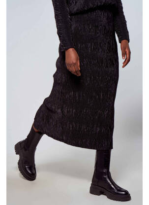 Fustă midi negru ASTRID BLACK LABEL femeie
