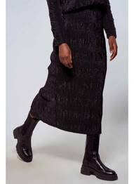 Fustă midi negru ASTRID BLACK LABEL femeie