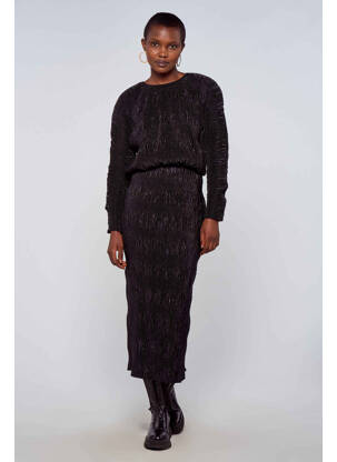 Fustă midi negru ASTRID BLACK LABEL femeie