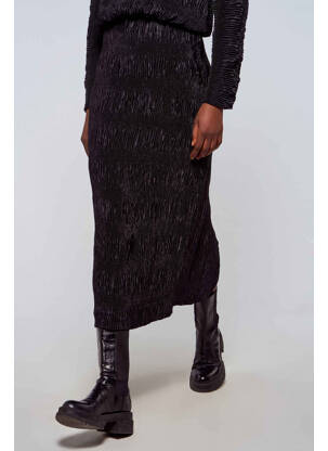 Fustă midi negru ASTRID BLACK LABEL femeie
