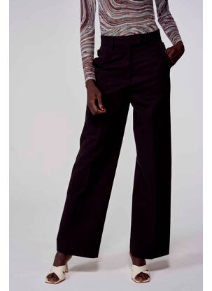 Pantalon drept negru ASTRID BLACK LABEL femeie