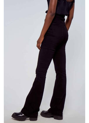 Blugi cu croială evazată negru ASTRID BLACK LABEL femeie