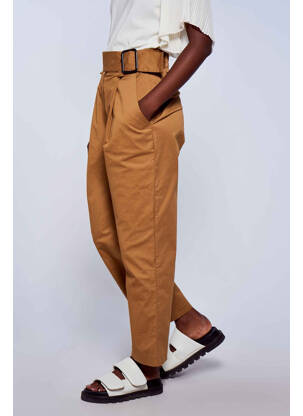 Pantalon chino maro ASTRID BLACK LABEL femeie
