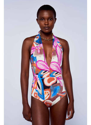 Costum de baie dintr-o singură piesă multicolor ASTRID BLACK LABEL femeie