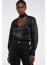 Cămașă negru ASTRID BLACK LABEL femeie