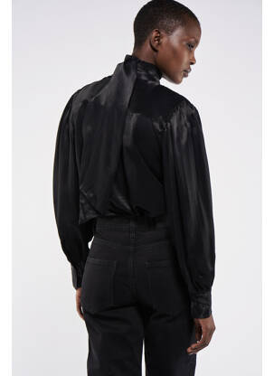 Cămașă negru ASTRID BLACK LABEL femeie