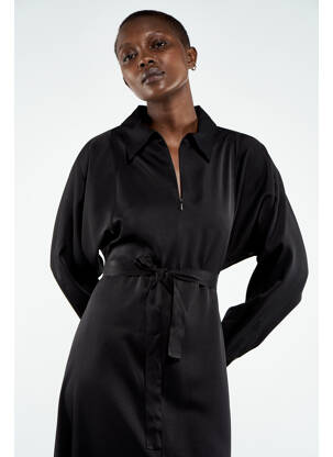 Rochie midi negru ASTRID BLACK LABEL femeie