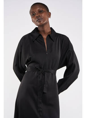 Rochie midi negru ASTRID BLACK LABEL femeie