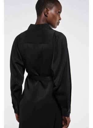 Rochie midi negru ASTRID BLACK LABEL femeie